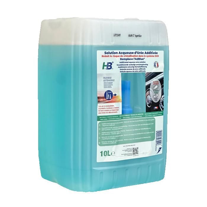 TOPCAR - Solución acuosa de urea (AdBlue) con aditivo HYPERBLUE - Sustituye al AdBlue - Envase de 10 litros