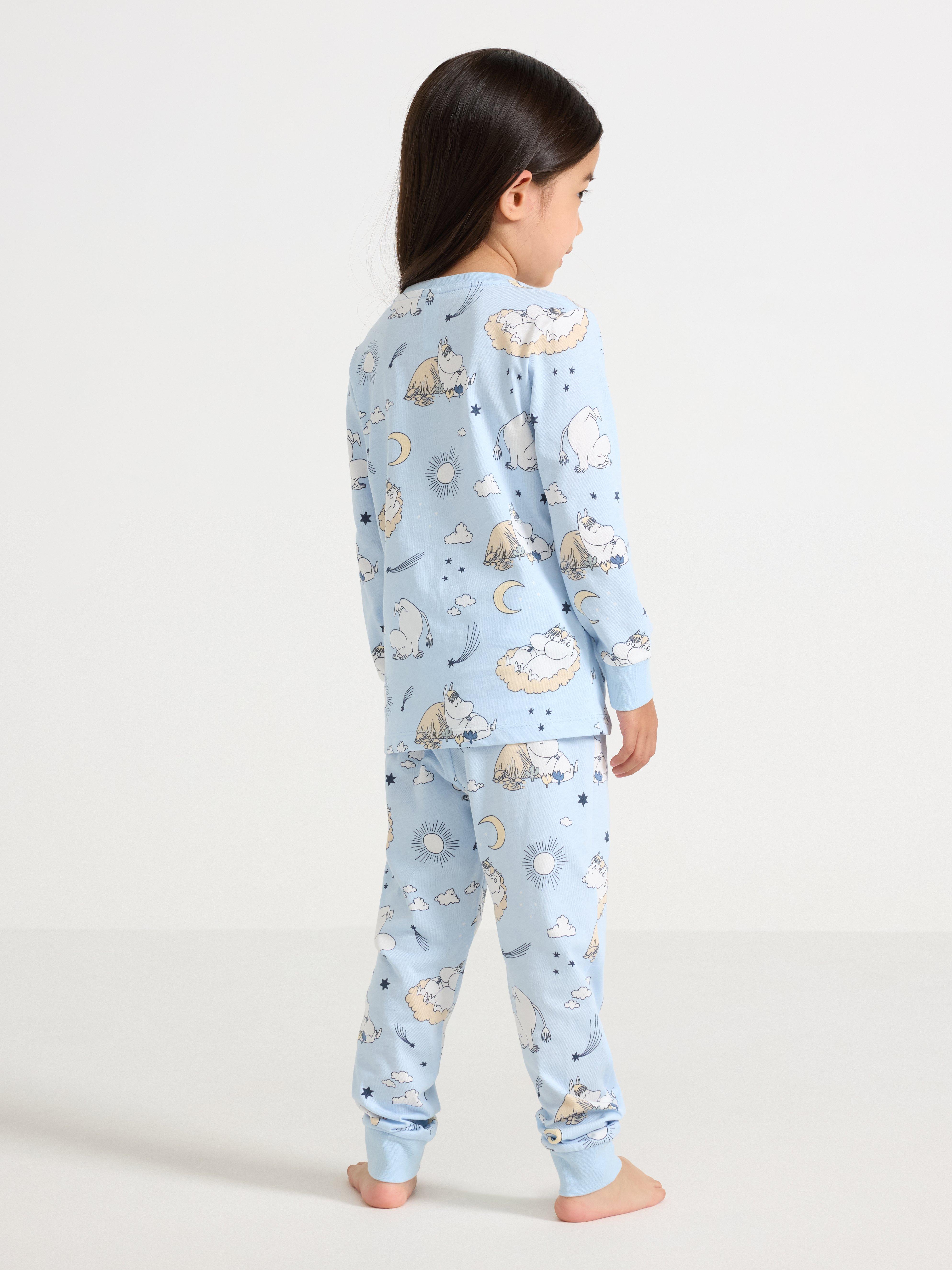 Pijama Moomin azul claro
