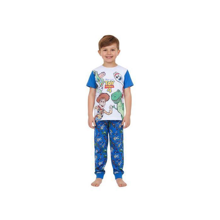 Conjunto de pijama de dos piezas de Toy Story de Disney para niño, pijama con pantalón largo, 100 % algodón, 104 cm