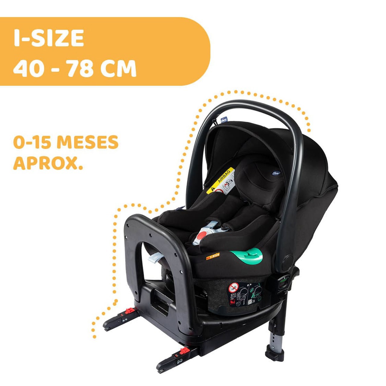 Kiros Evo i-Size gyorsbeállós ülés (40-78 cm)