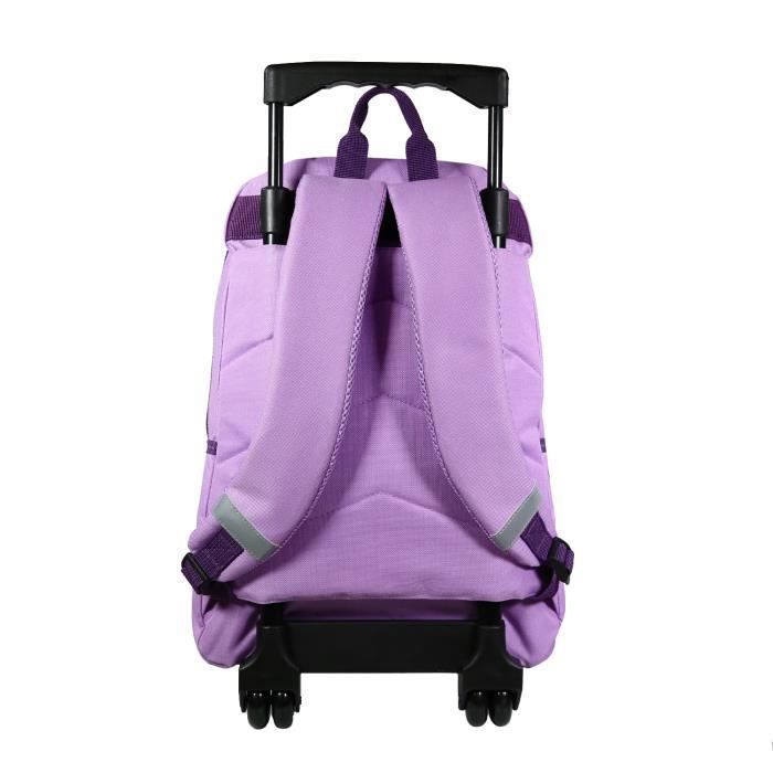 Mochila con ruedas - DISNEY - Frozen Morado - Niña - Multicolor