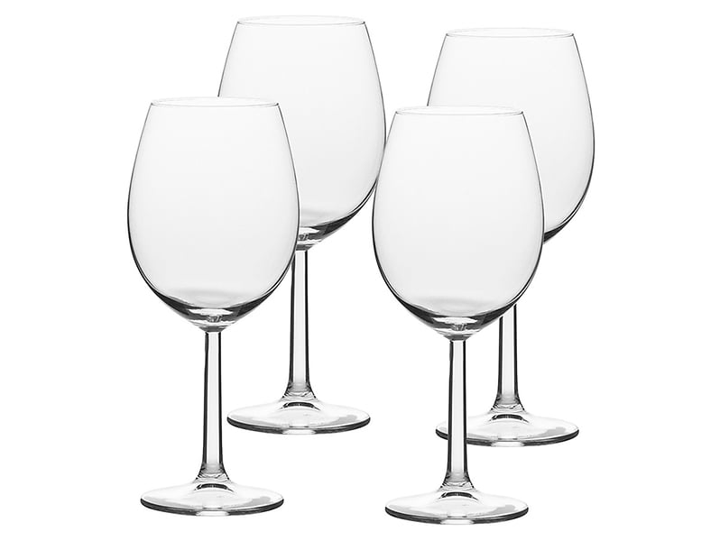 Komplet 4 kieliszków do czerwonego wina 430 ml Opal