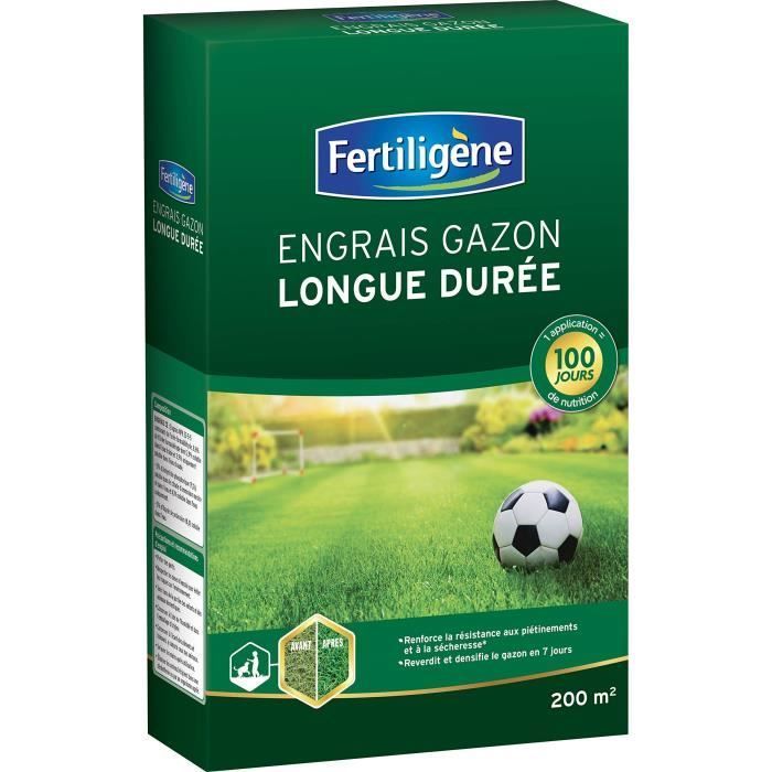 FERTILIGENE Fertilizante de larga duración para césped - 4 kg - 200 m² /nc