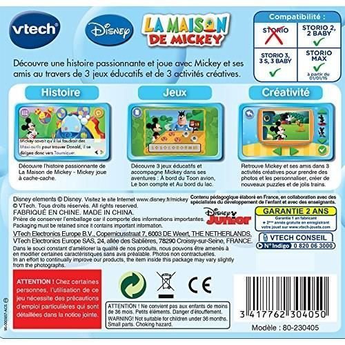 VTECH - Storio Educatief Spel - Mickey Mouse Clubhuis
