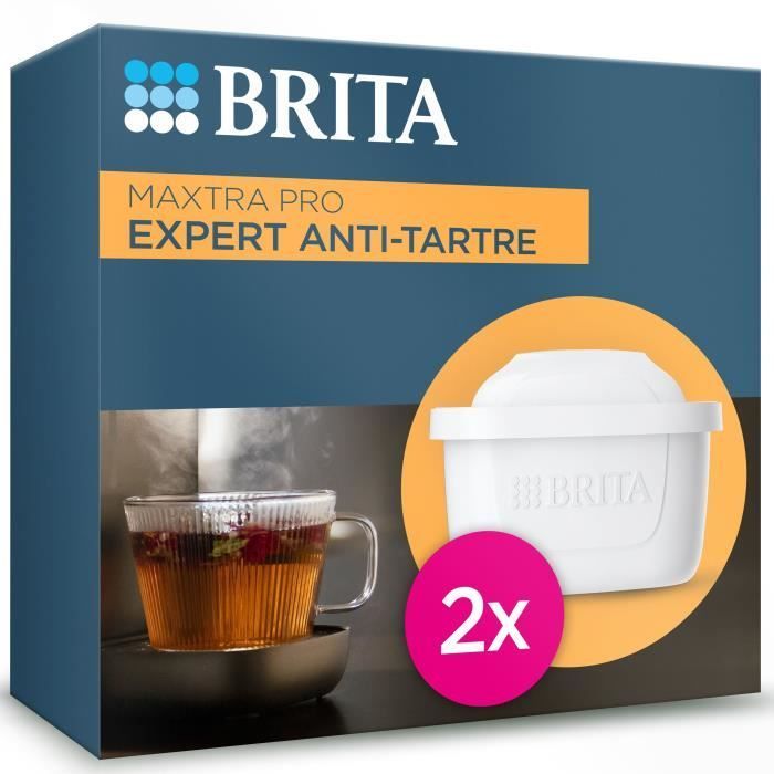 BRITA MAXTRA PRO Expert Anti-Limescale Cartridge - Pack of 2 - Filters up to 300L of water