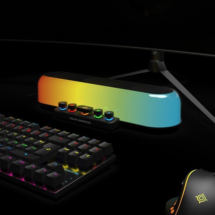 Gaming soundbar - NOVA GAMING - Ursae - RGB LED - Black
