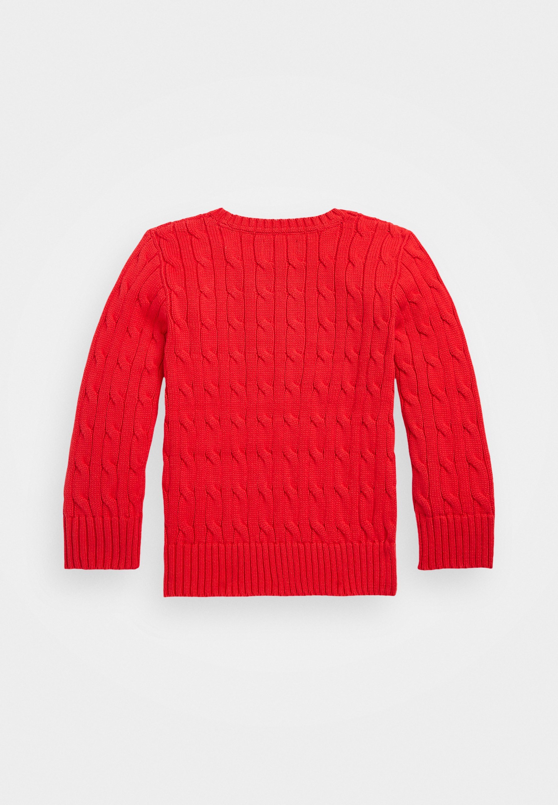 Polo Ralph Lauren CABLE KNIT COTTON SWEATER - Genser - redPolo Ralph Lauren
