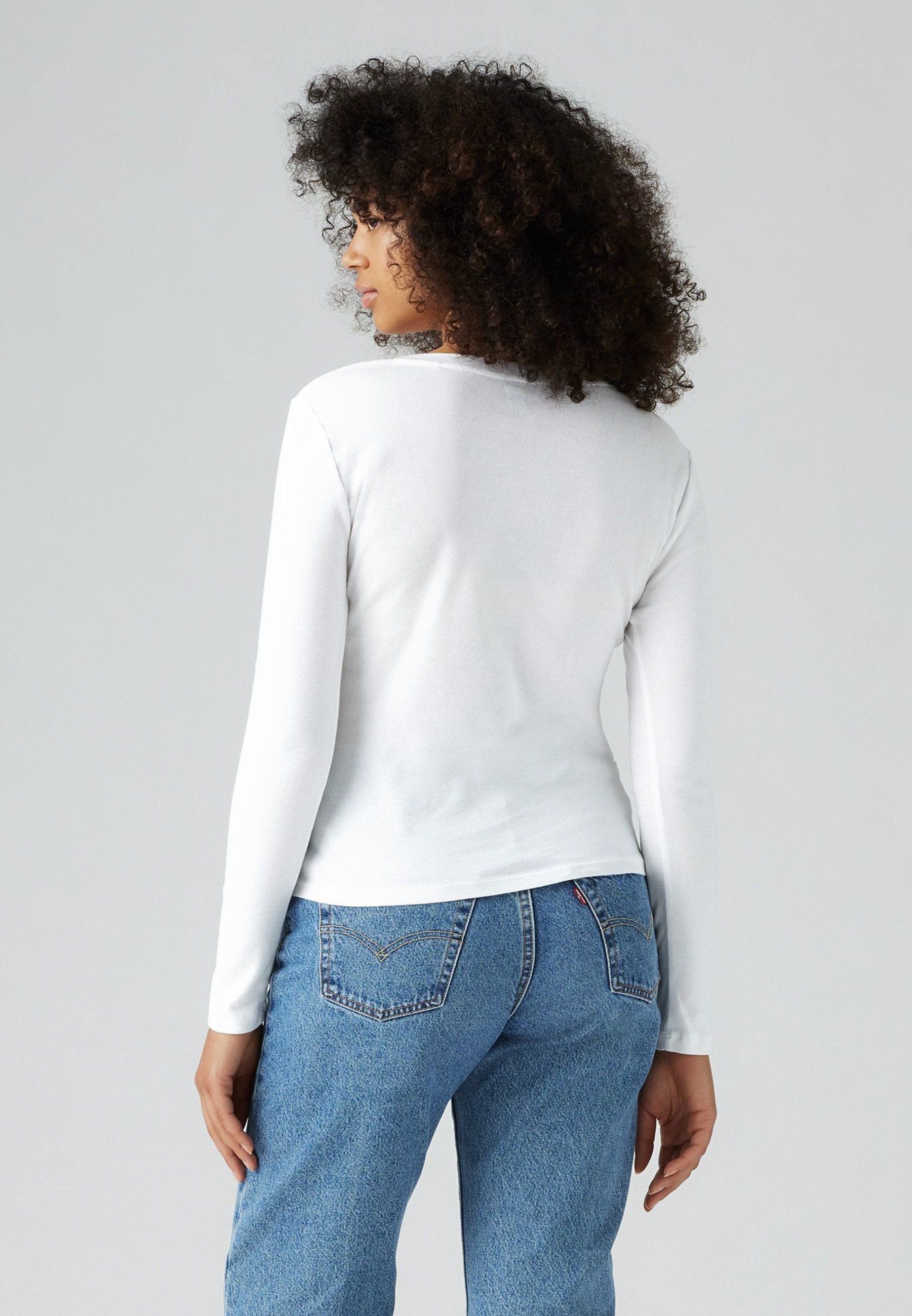 Levi's® ESSENTIAL - Top met lange mouwen - wit