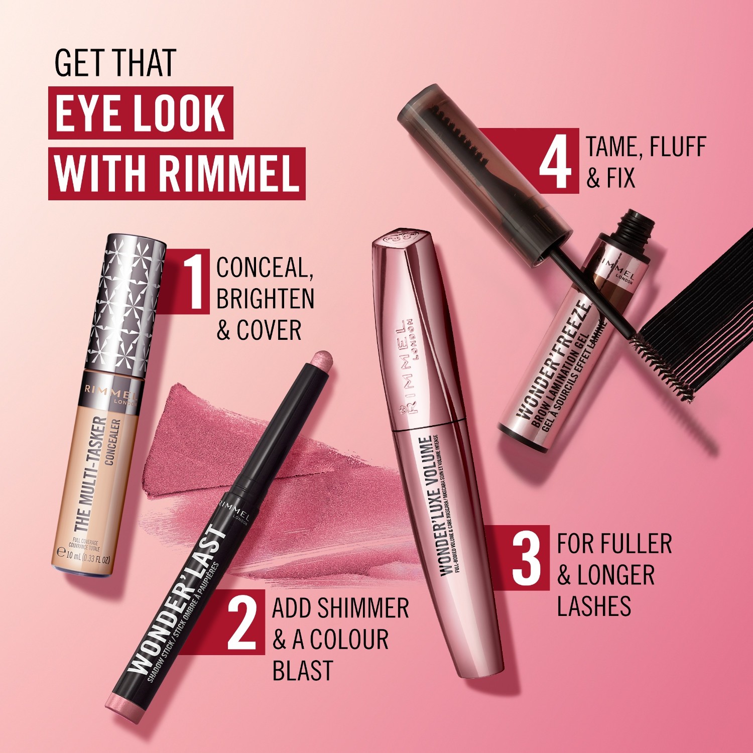Rimmel London Wenkbrauwpotlood Freeze Lamination Gel - 6 g