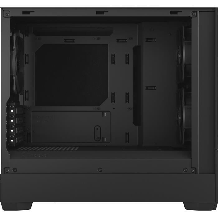 FRACTAL DESIGN - Pop Mini Silent Black Solid - PC-Gehäuse - Schwarz (FD-C-POS1M-01)