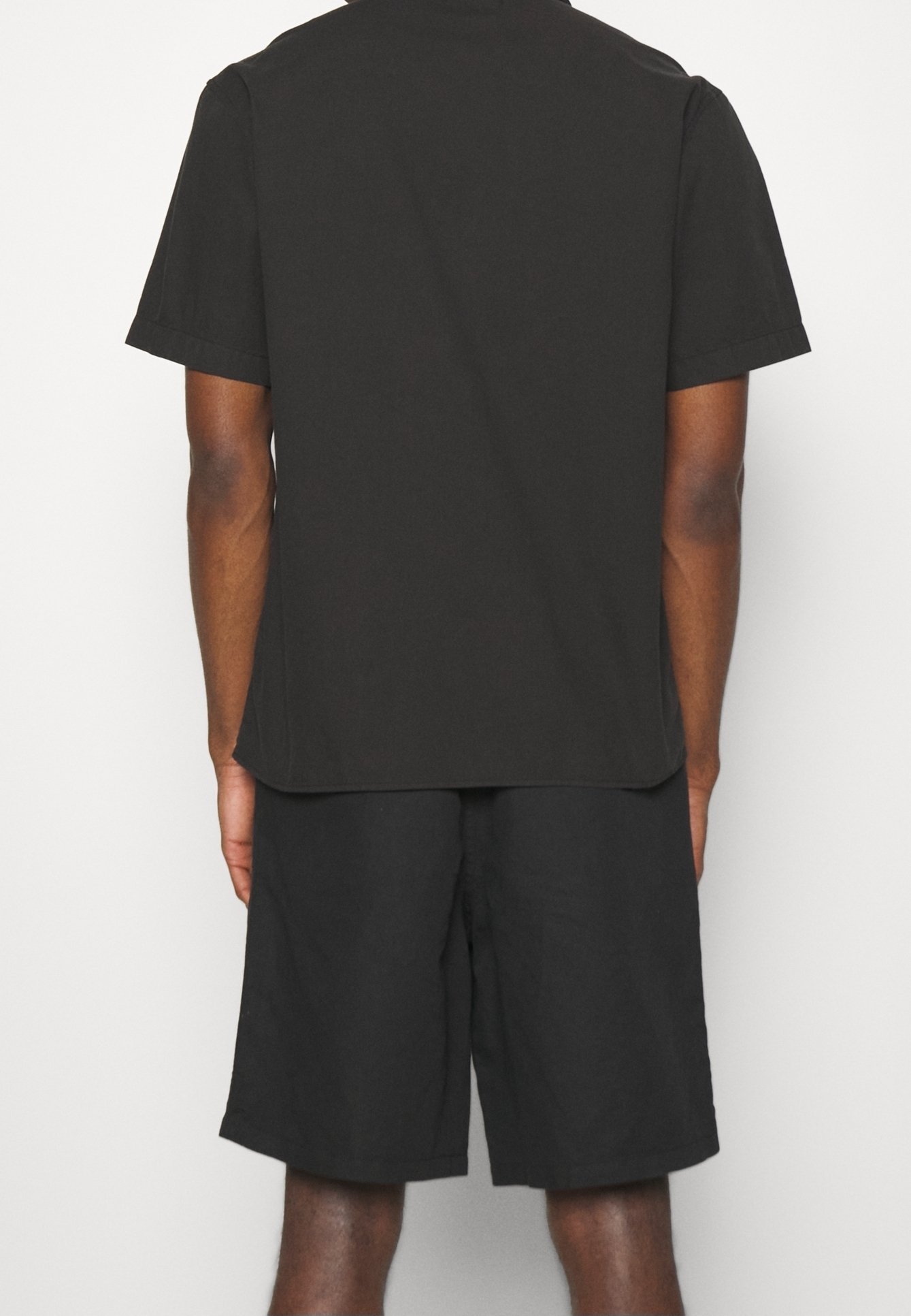 KnowledgeCotton kleding shirt - zwart