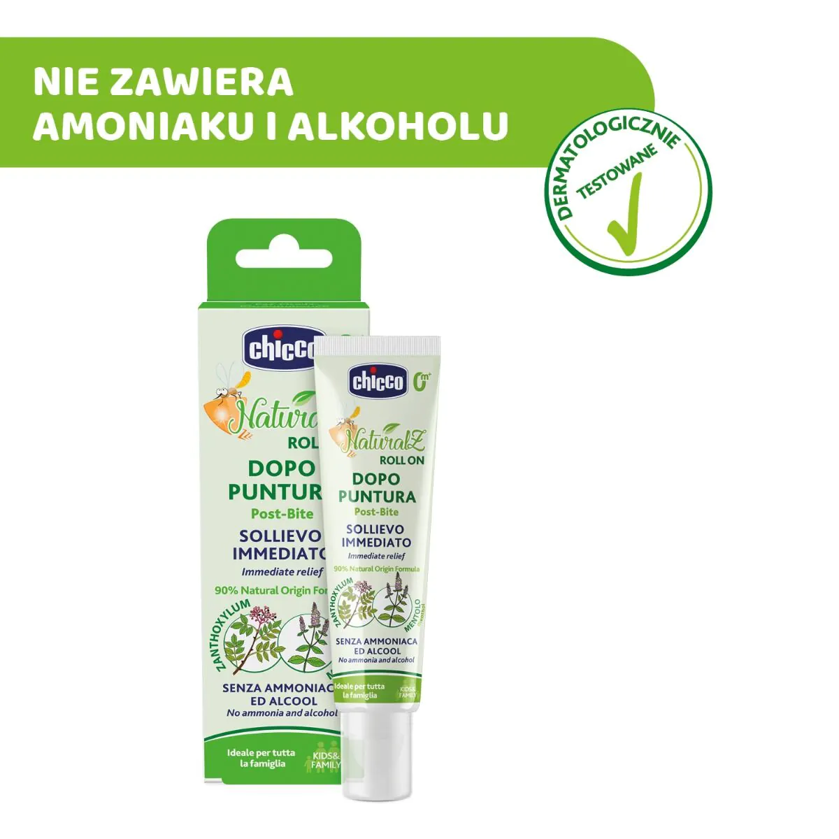 Chicco Naturalz Łagodzący sztyft na ukąszenia owadów