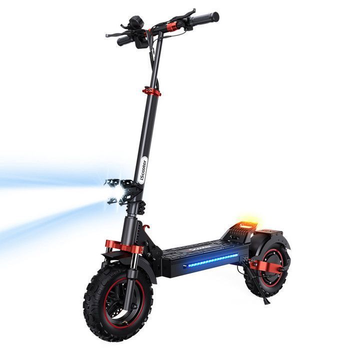 Trottinette Electrique Pliable iX5S pour Adulte, Autonomie 60KM, Moteur 1000W, Batterie 15Ah, Pneus 11