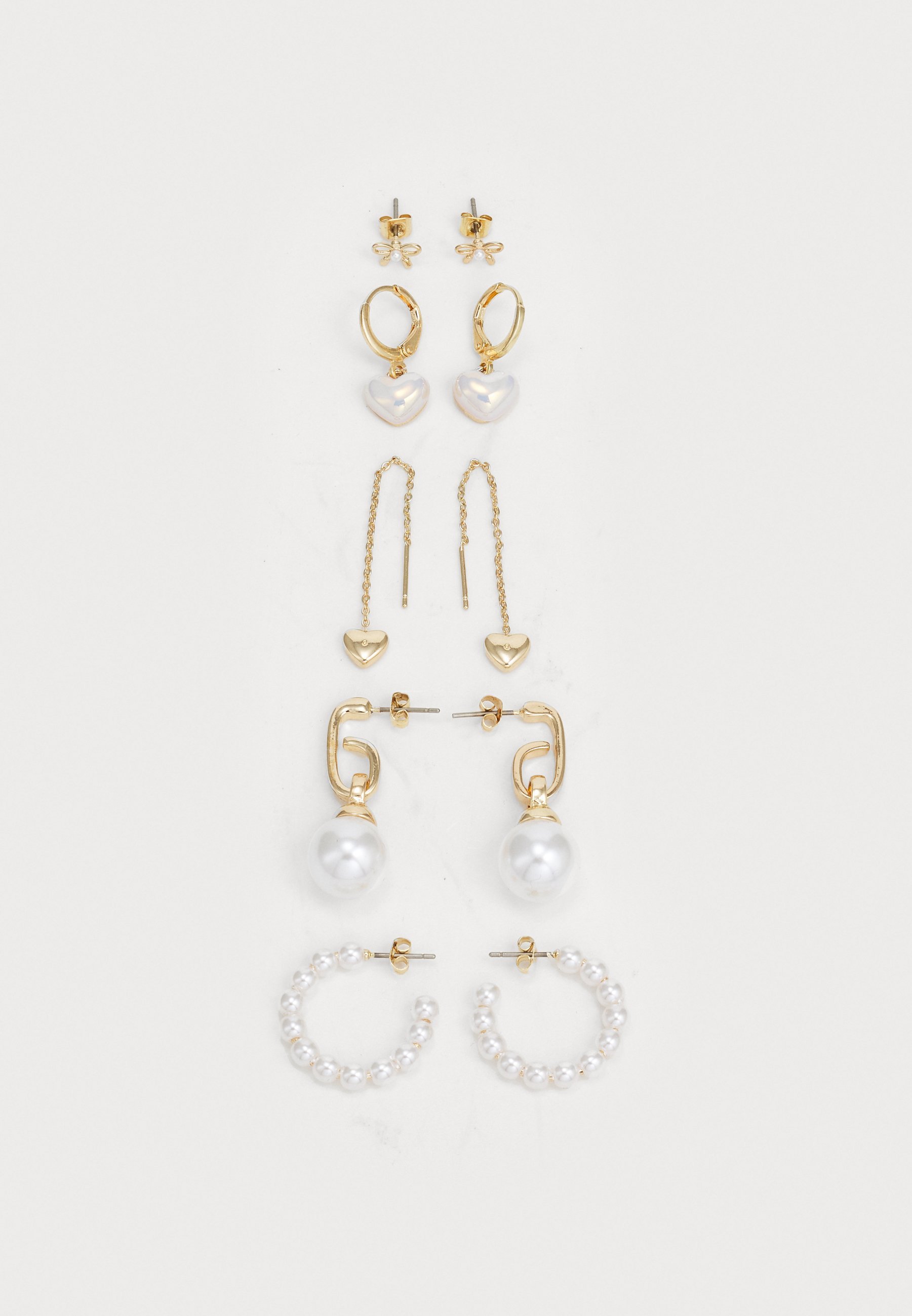 Orecchini Even&Odd confezione da 5 - color oro