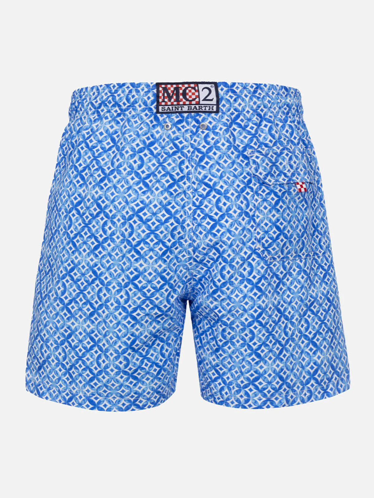 Costume da bagno da uomo Gustavia lunghezza media con stampa geometric