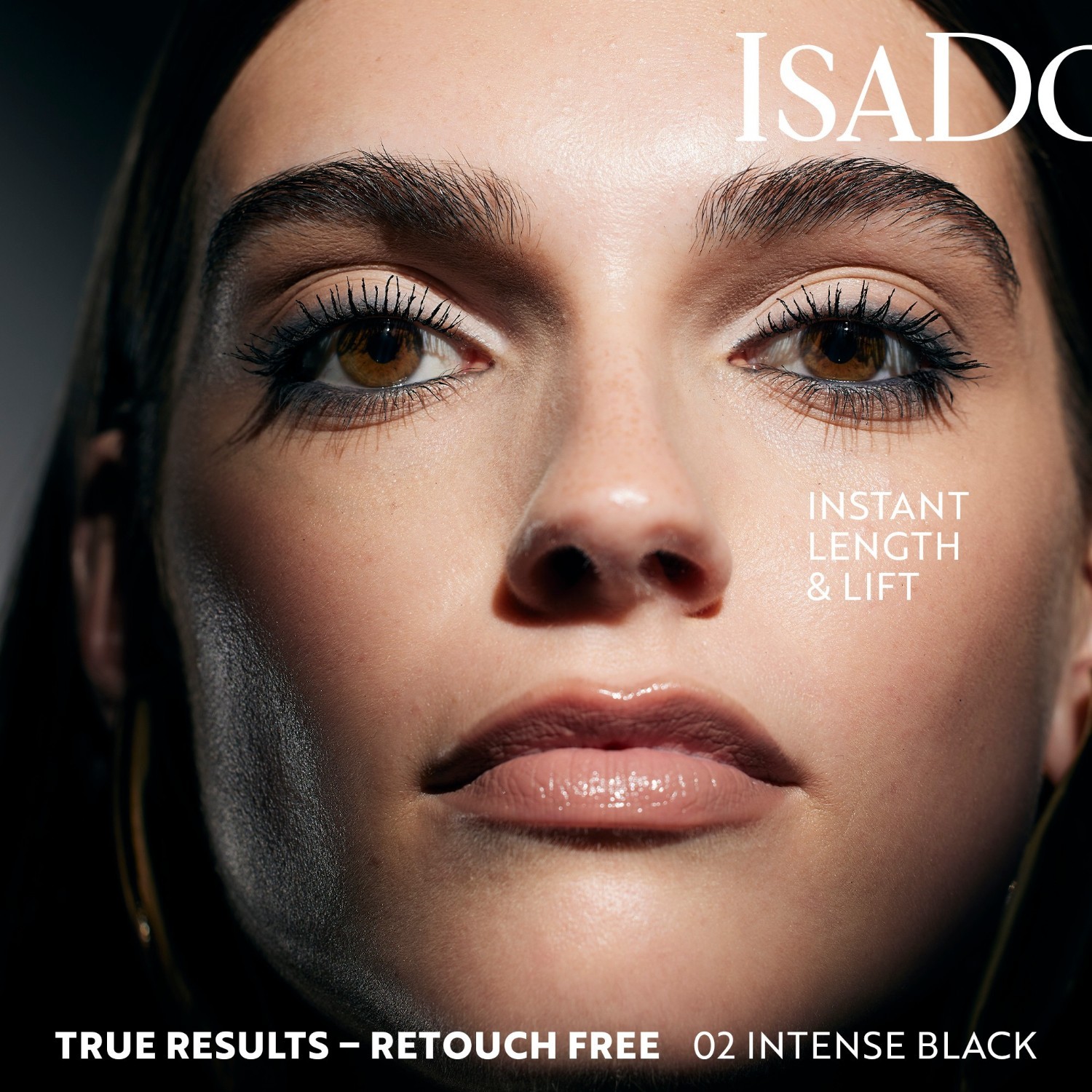 „Isadora“ blakstienų tušas „The 10 Sec High Impact Length & Lift“ 02 Intense Black (9 ml)