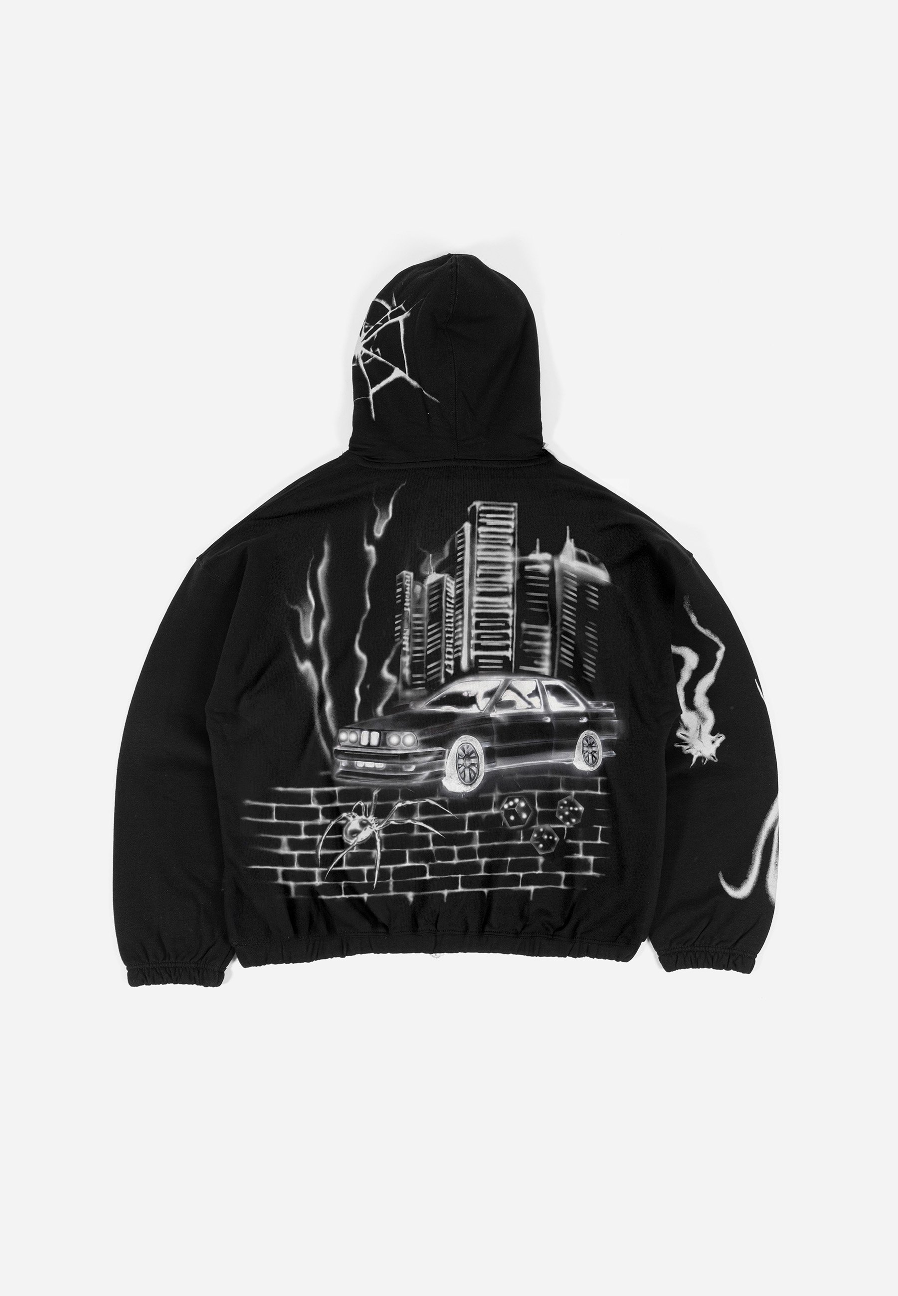 Wasted Paris UNISEX - Sweatshirt met rits - zwart
