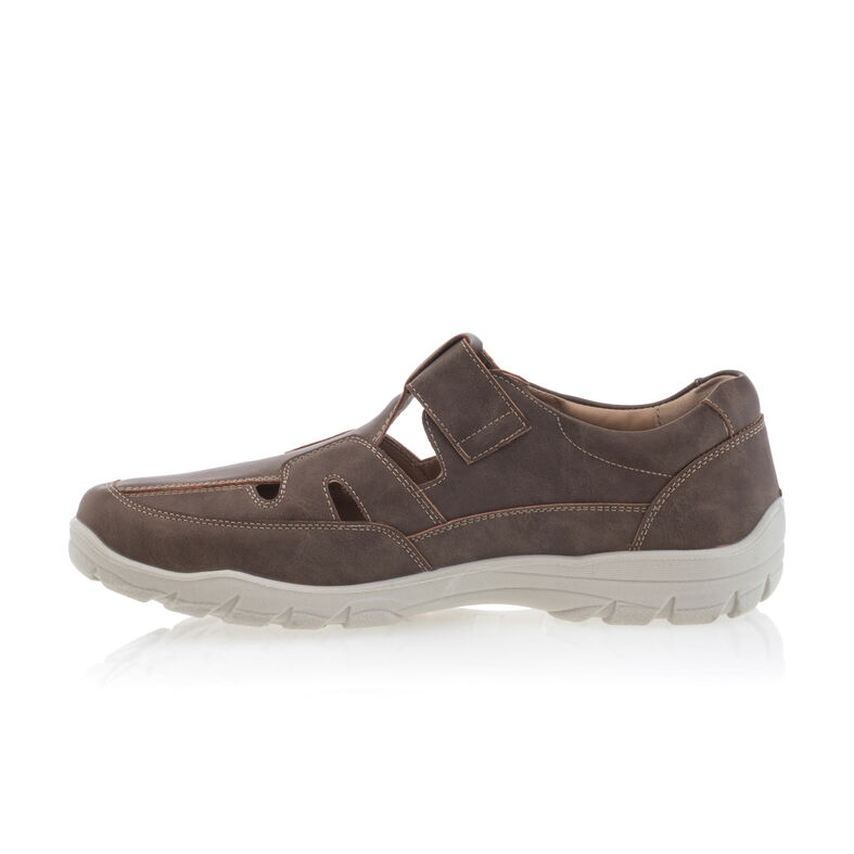  Brune sandaler / sko med åpen tå for menn