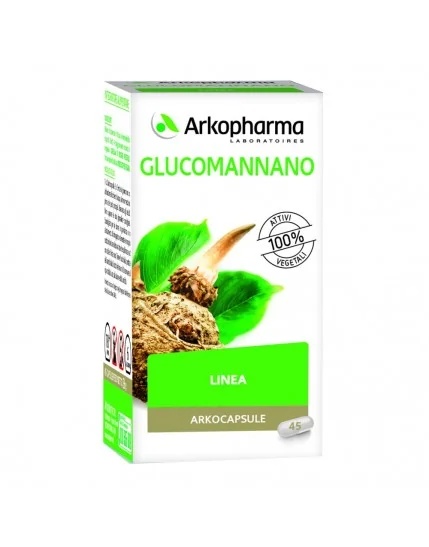 Arkopharma Glucomannan 45 cápsulas para auxiliar na perda de peso