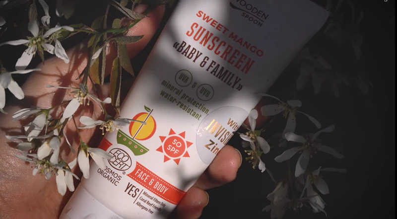 WoodenSpoon Baby & Family Sweet Mango Sonnenschutzcreme für die ganze Familie LSF 50