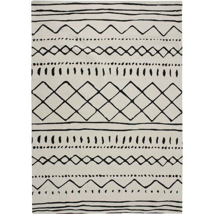Tapis Berbère Ethno - 160 x 230 cm - Naturel