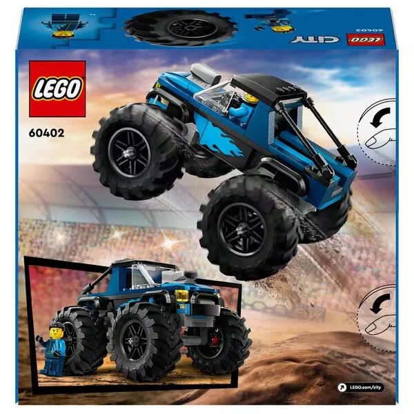LEGO City 60402 Zilais monstru kravas auto
