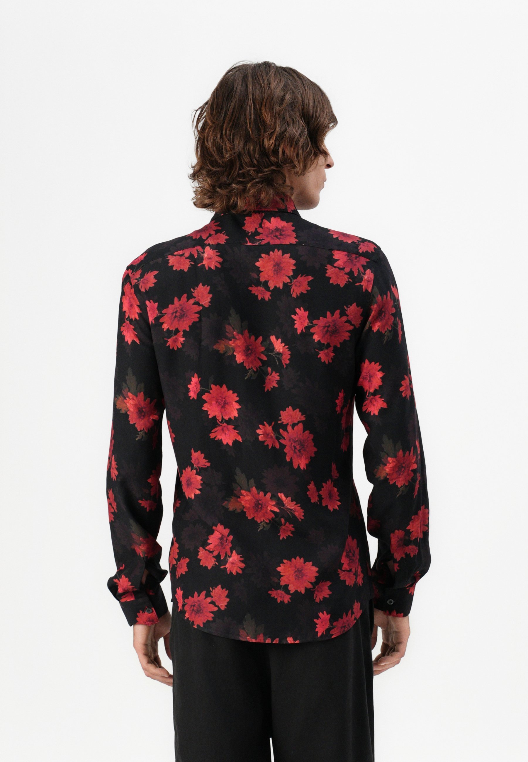 Twisted Tailor KRIZAN - Shirt - zwart/rood