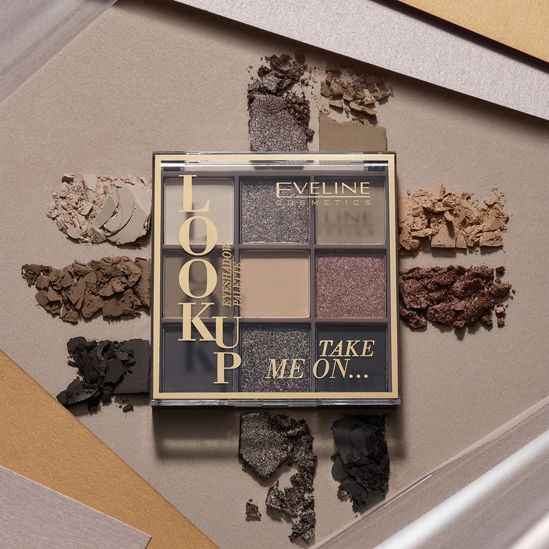 Eveline Cosmetics Look Up Take Me On... acu ēnas palete cieni do foam