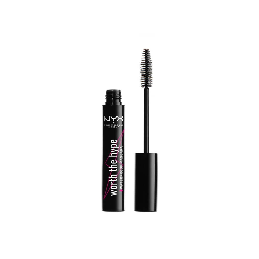 „Worth The Hype“ vandeniui atsparus tušas, juodas – NYX Professional Makeup