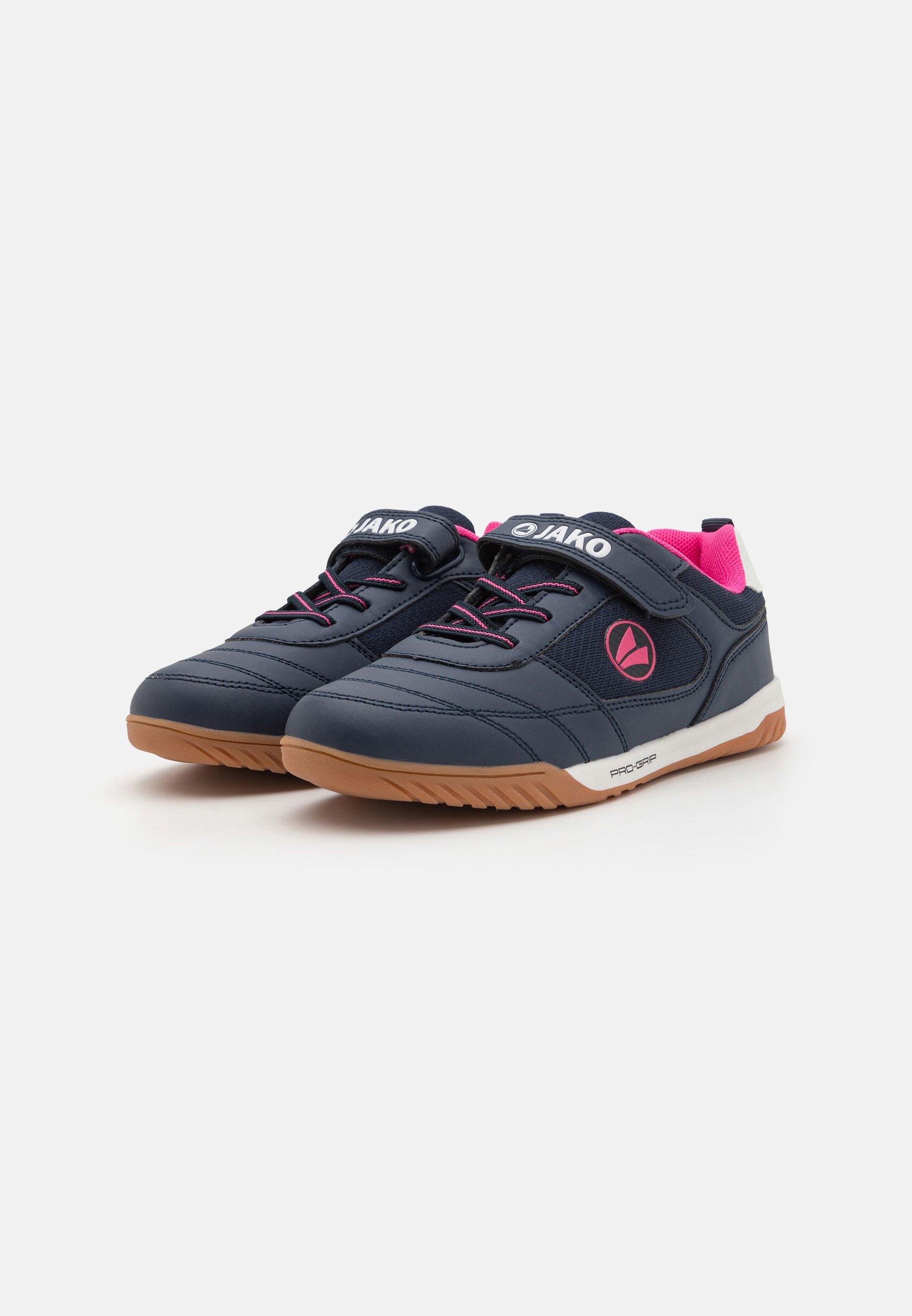 JAKO WINGER UNISEX - Chaussures de tennis multicourts - bleu marine foncé/rose marguerite