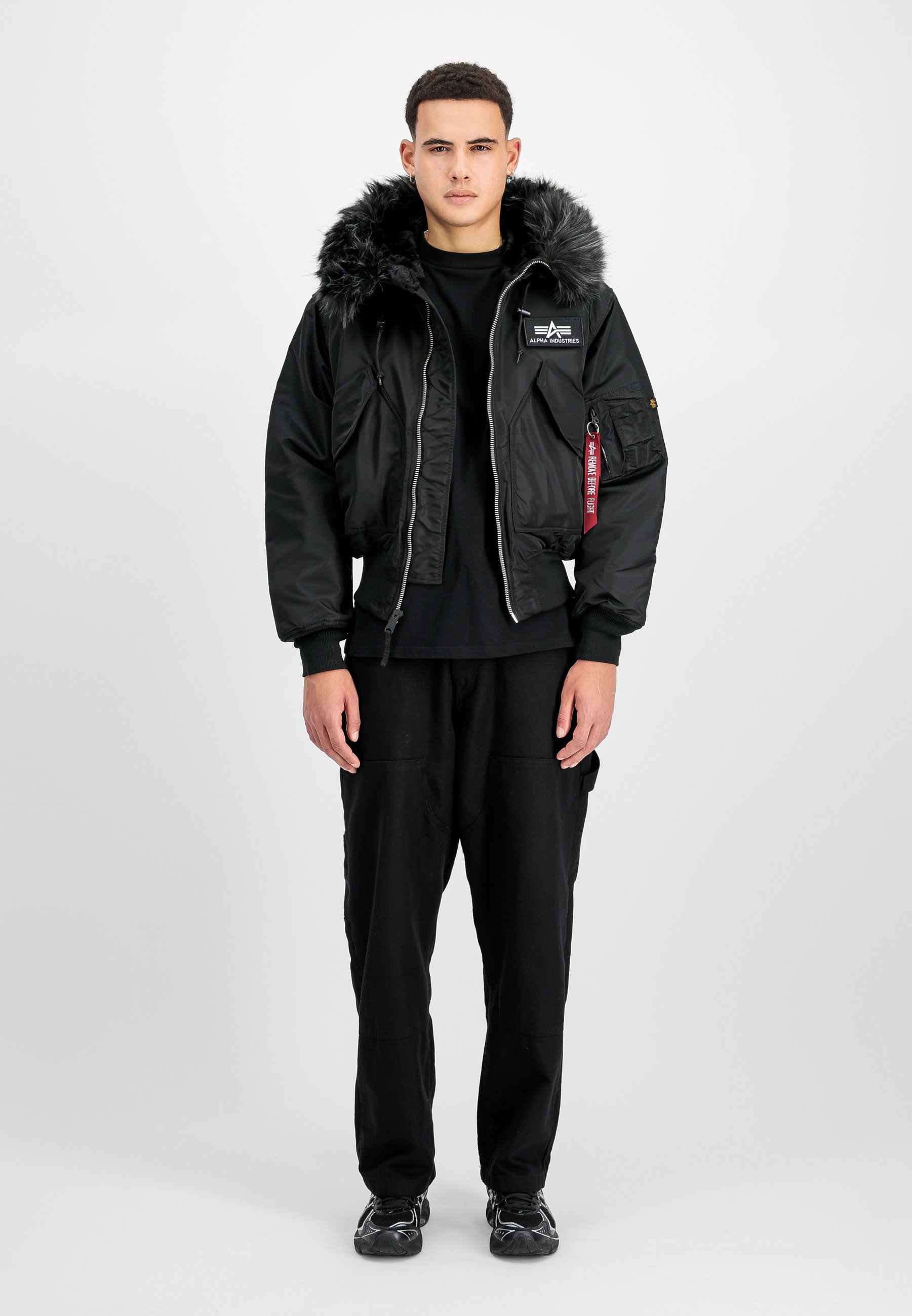 Alpha Industries 45P CUSTOM - Zimska jakna - crna