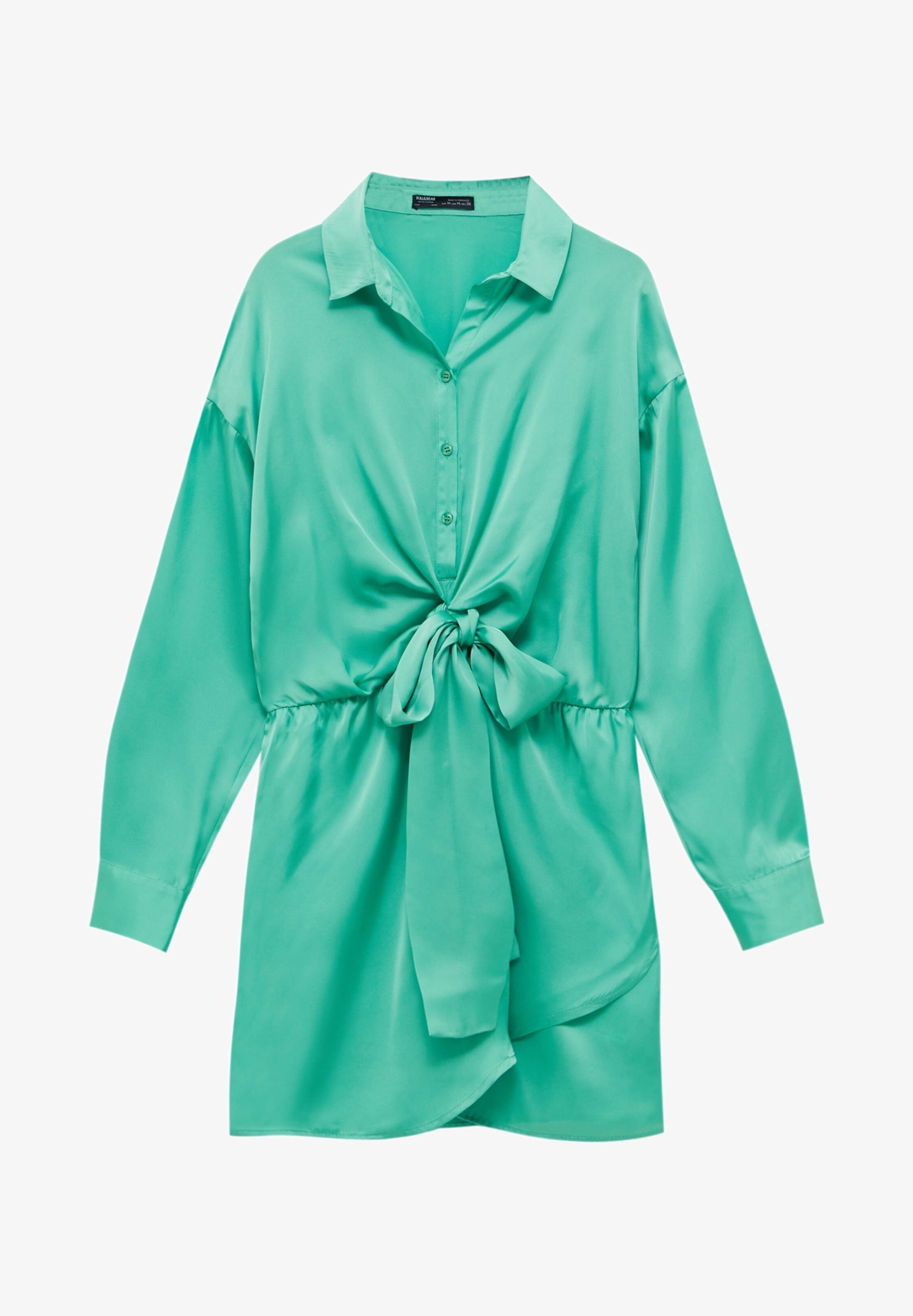 Robe-chemise PULL&BEAR - vert clair