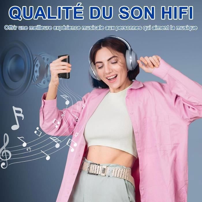 Lettore MP3/MP4 da 80 GB con Bluetooth 5.4, touchscreen da 3