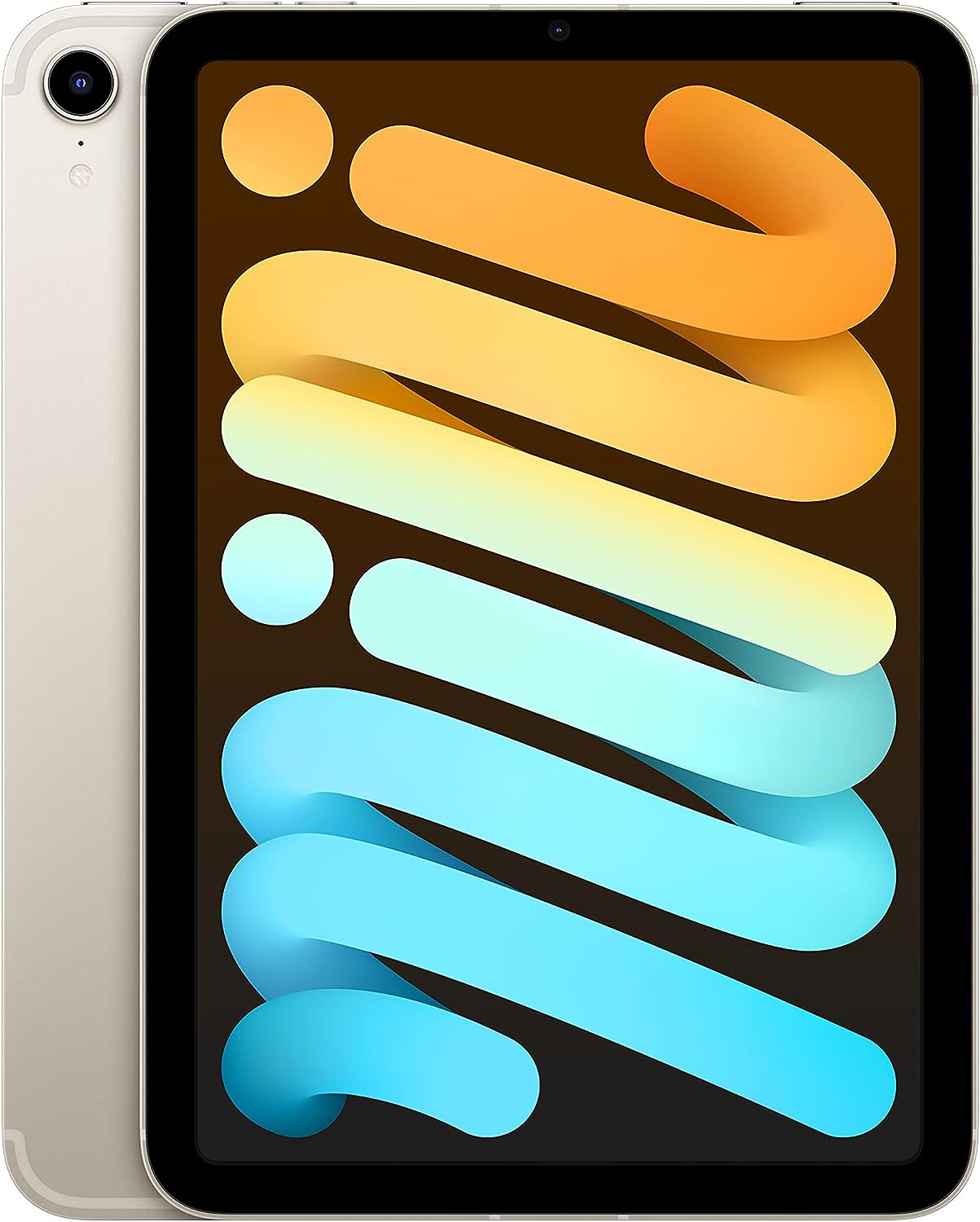 Apple iPad Mini (6e generatie): met A15 Bionic-chip, 8,3-inch Liquid Retina-display, Wi-Fi 6, 12 MP camera aan de voorzijde/12 MP camera aan de achterzijde, Touch ID, batterijduur van een hele dag