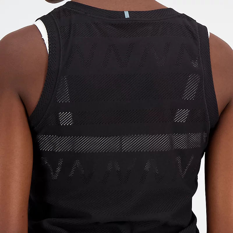 Top Jacquard pentru femei Q Speed - NEGRU