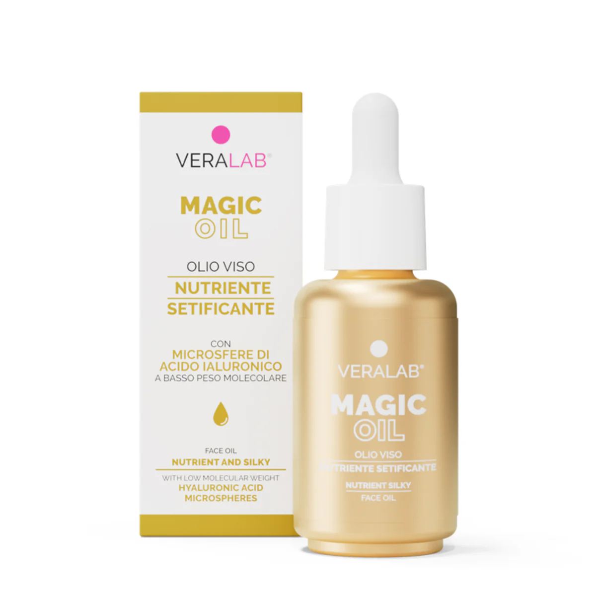 Sieri Viso Magic Oil - Olio viso illuminante, Olio viso idratante