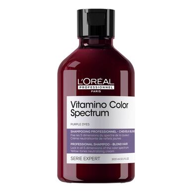 L'Oréal Professionnel Vitamino Color Spectrum Purple Shampoo Blondt sjampo Fiolett hårfarging Blondt hår 300 ml 300 ml