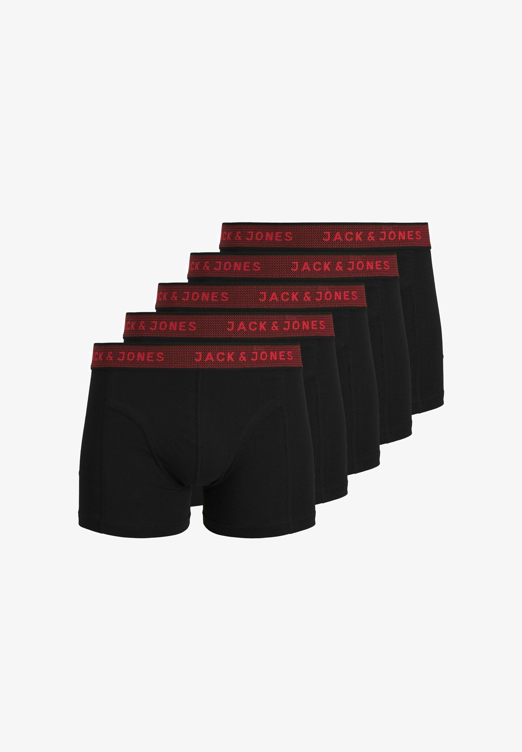 Jack & Jones 5ER-PACK - Truhlíky - ohnivo červená