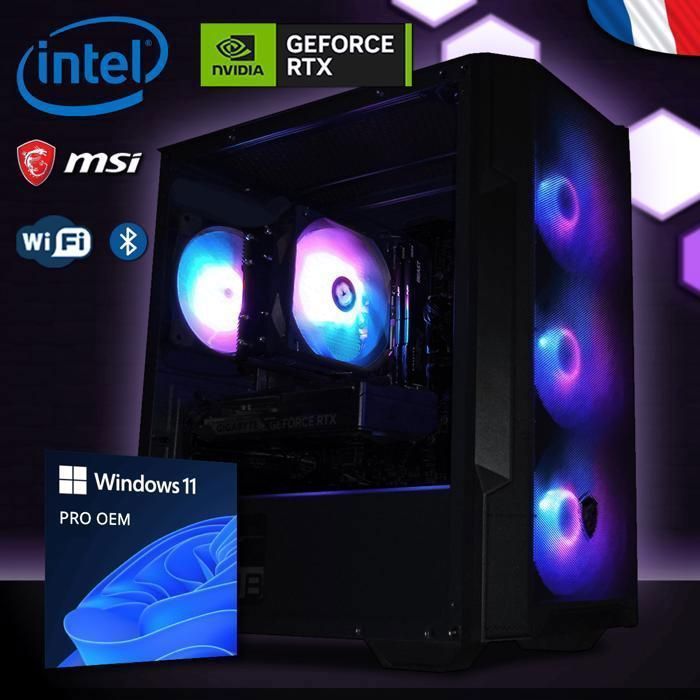 Bodvarok Fixed Gaming PC – Nvidia RTX 5060 – Intel Core i5 12400F – 16 GB DDR4 RAM – 1 TB NVMe SSD – Windows 11 + Wifi