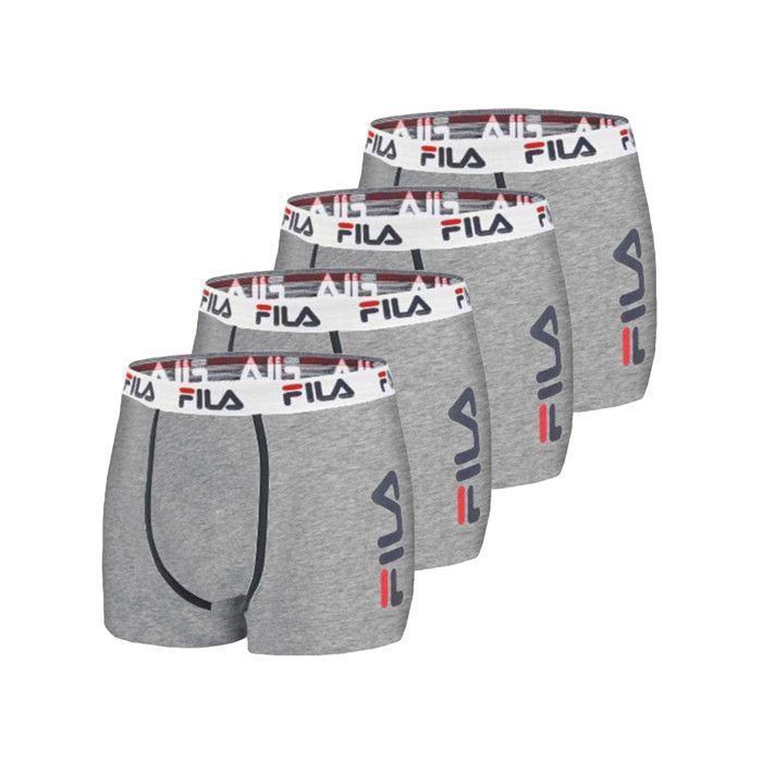Fila Herren-Boxershorts - Grau (4er-Pack)