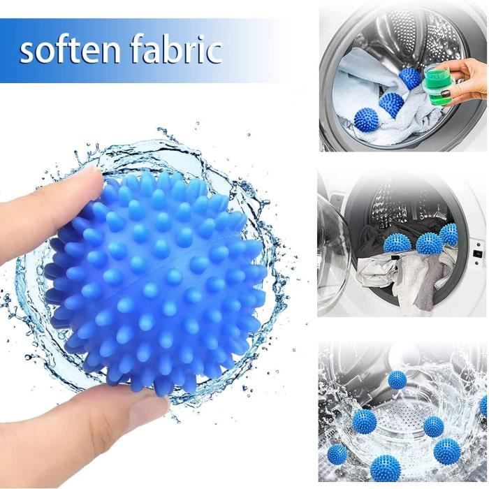 bolas para secadora, bolas para lavadora, bolas antipelusa, reutilizables para la limpieza de ropa.