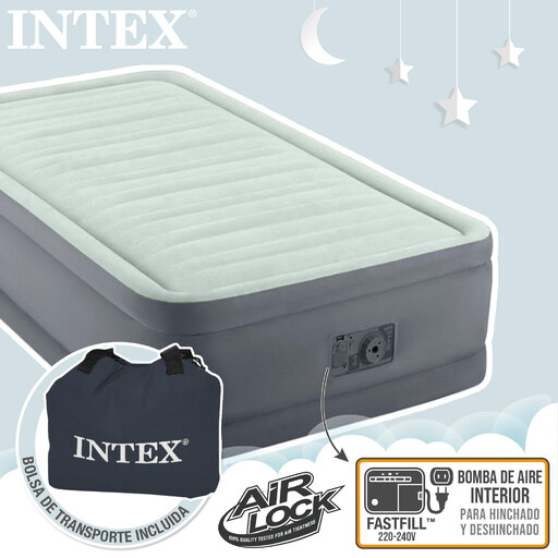  Matelas gonflable Intex Première I - 99 x 191 x 46 cm