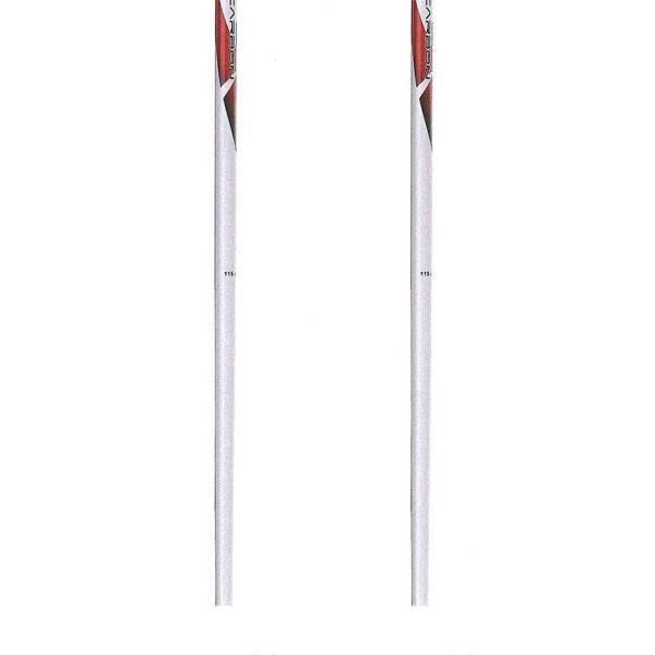 Leki Flash Sark Nordic Walking Stick - Lengte: 100 cm - Marketingkleur: Grijs/Rood