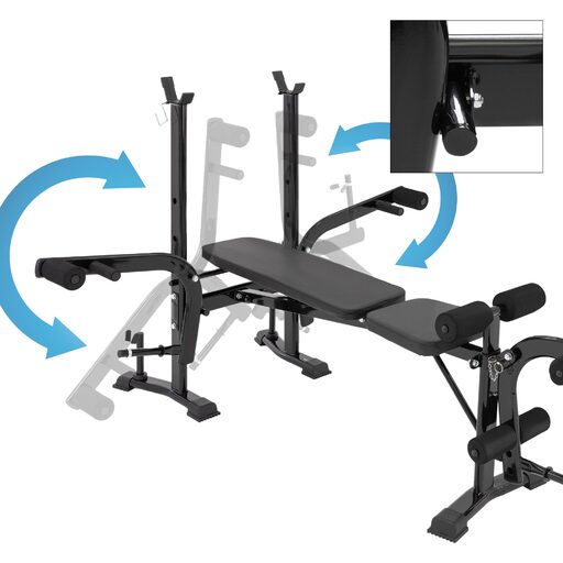  Banco de musculação multifuncional completo