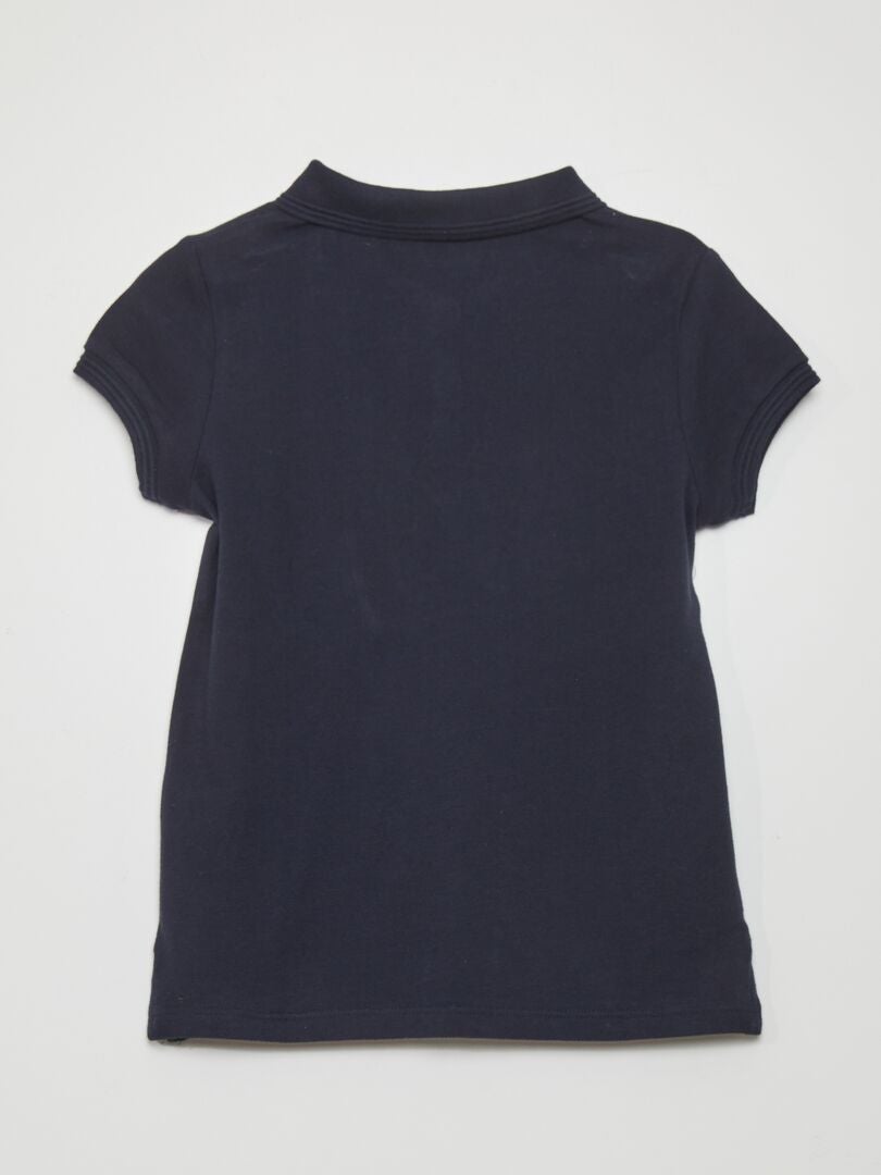 Polo de manga corta - azul