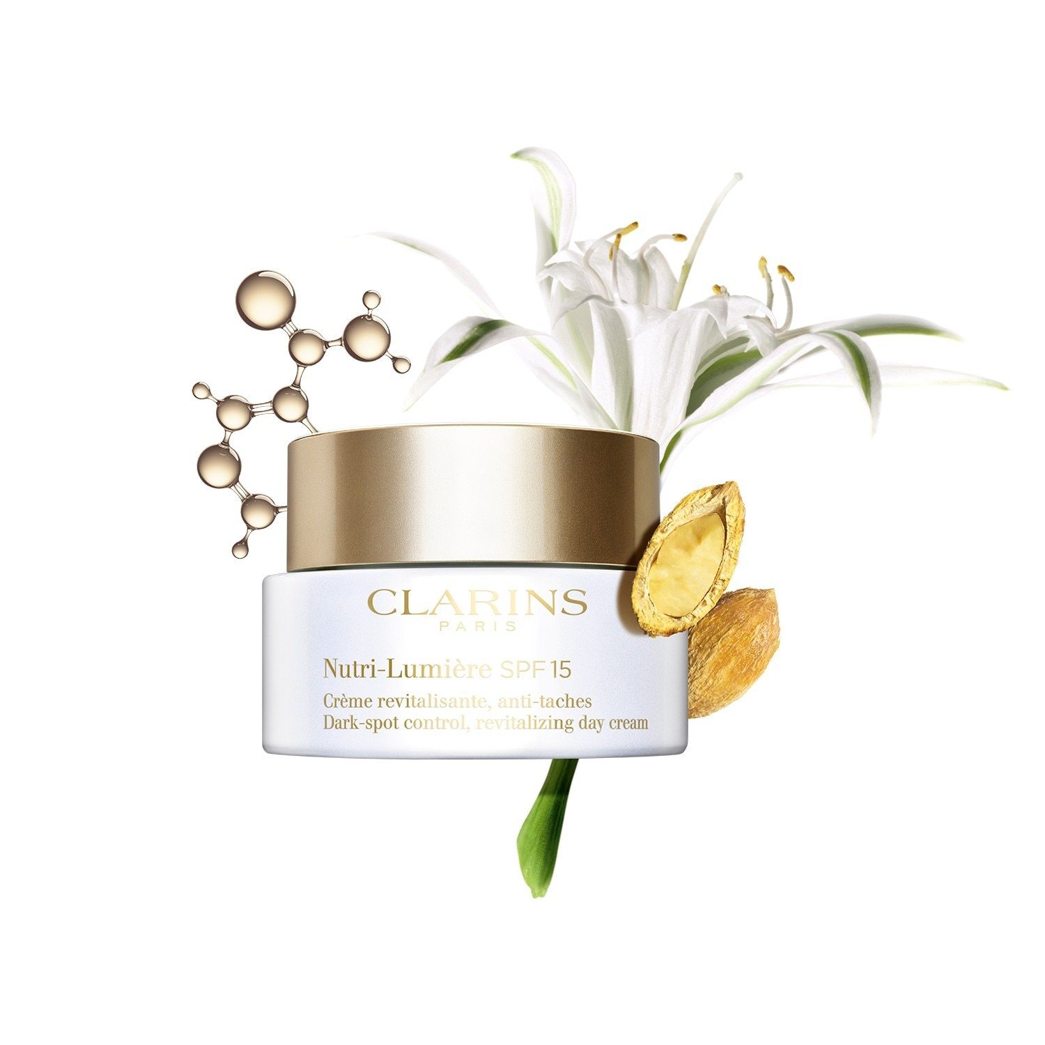 „Clarins“ senėjimą stabdanti priemonė „Nutri-Lumière 60+ SPF 15“ – 50 ml