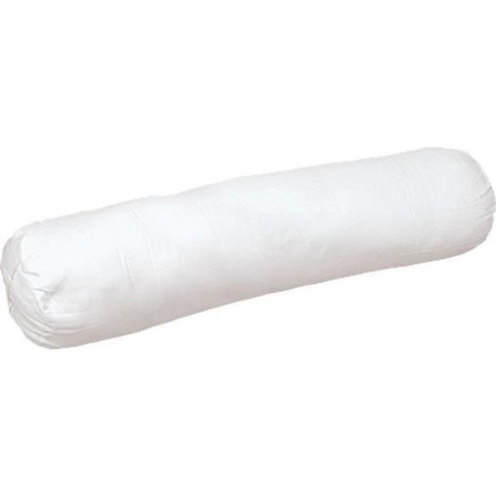 Nackenrolle - Weiß - 160 cm - 100 % Baumwolle - Standardfaser - Weich und flauschig