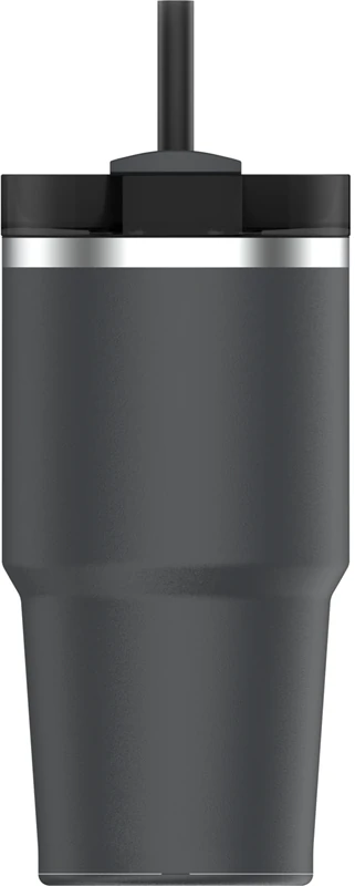 Copo térmico Stanley Quencher H2.O FlowState™ em aço inoxidável com canudo, tamanho pequeno.