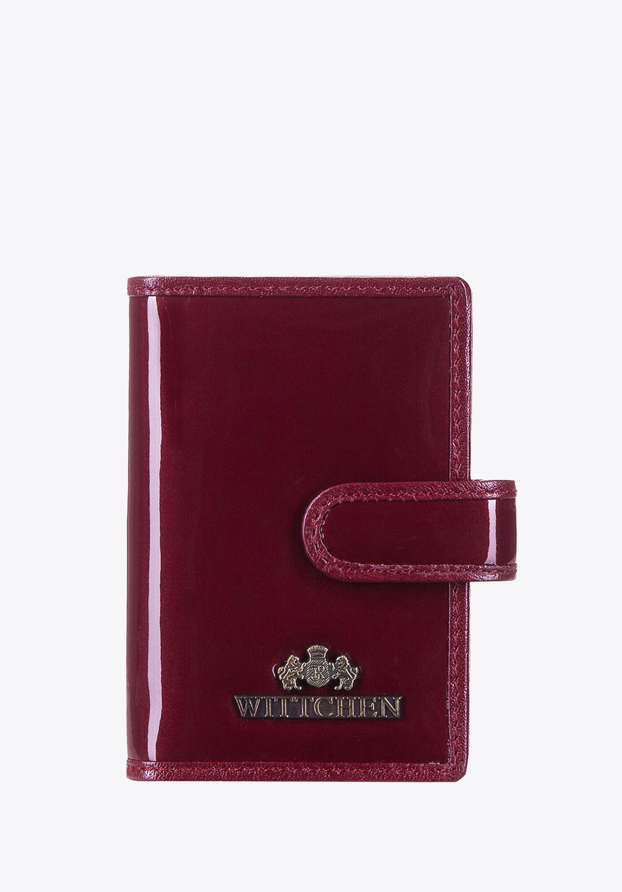 Etui na karty kredytowe bordowe