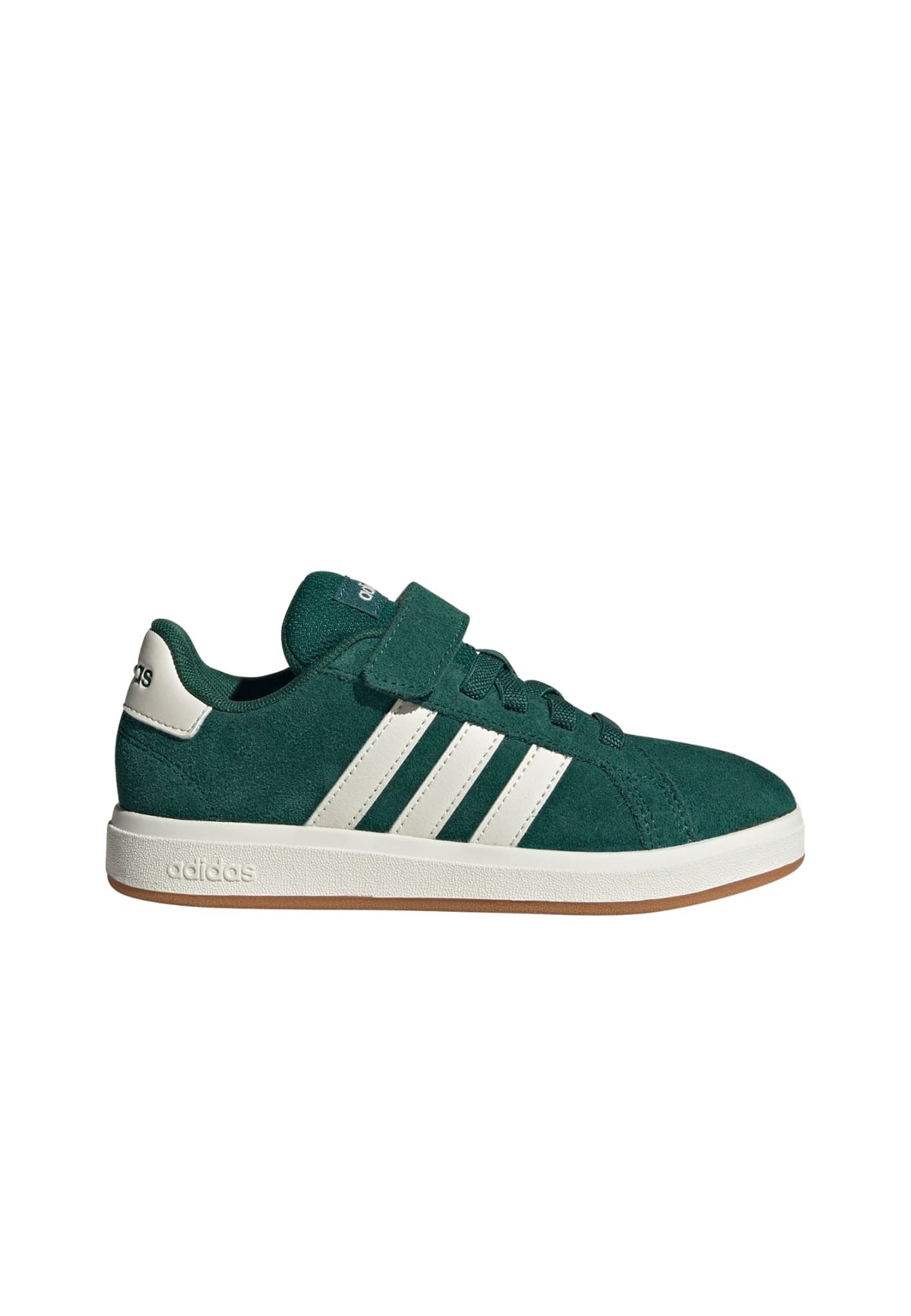 adidas Sportswear GRAND CORUT - Dětské boty - collegiate green black gum